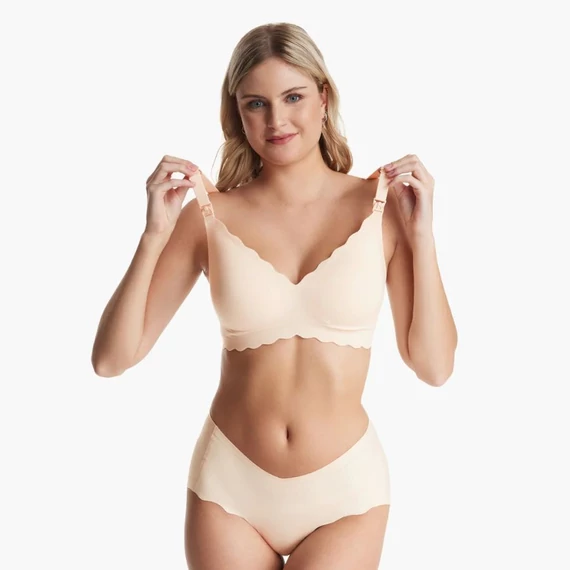 Momcozy YN46 Seamless Support Floral szoptatós melltartó