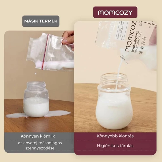 Momcozy anyatejtároló tasak