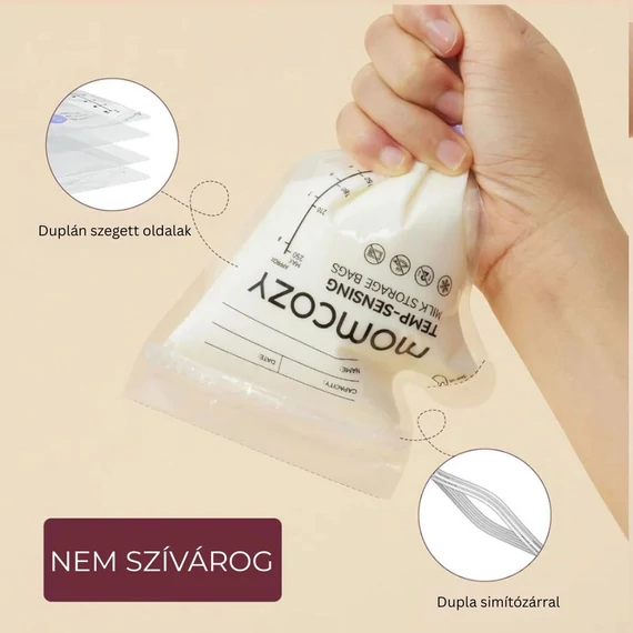 Momcozy anyatejtároló tasak
