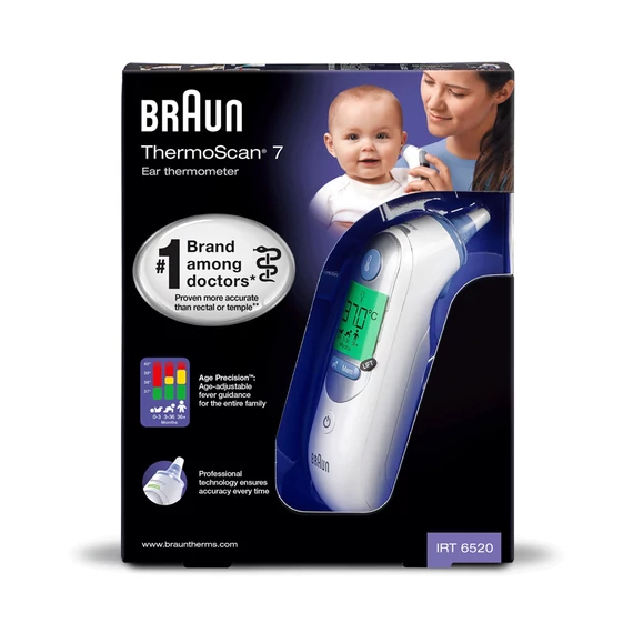 BRAUN ThermoScan7 fülhőmérő