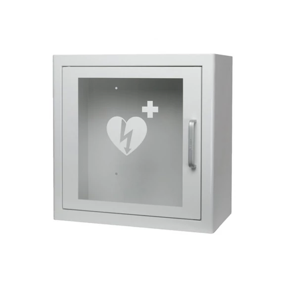 Defibrillátor fali kabin beltérre riasztóval