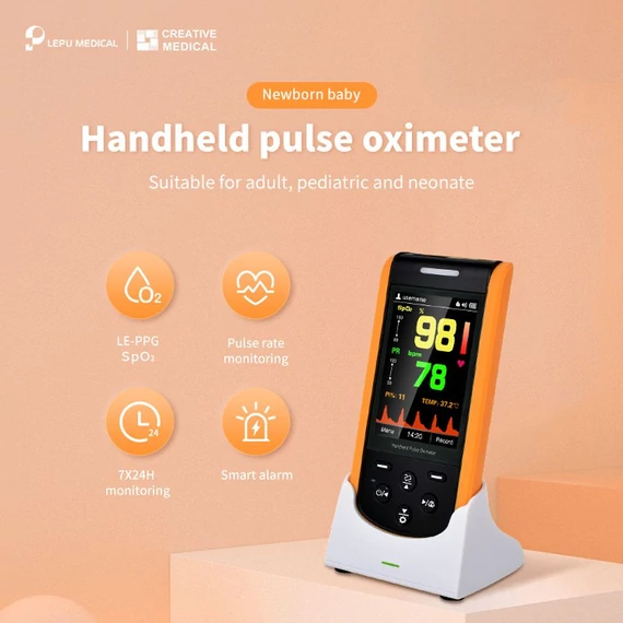 Lepu SP-20 Pulzoximéter  felnőtt  ujjcsipesszel
