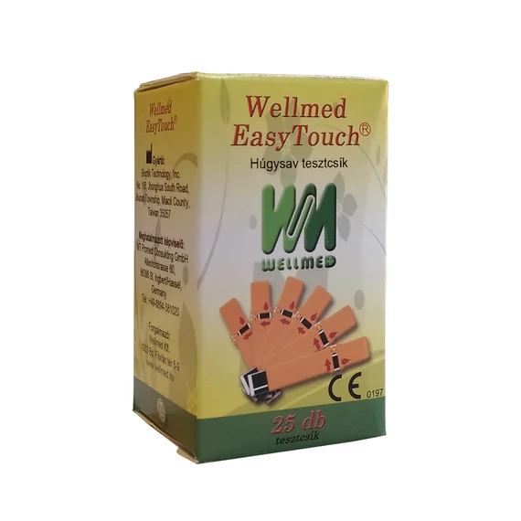 Wellmed Uric Acid tesztcsík