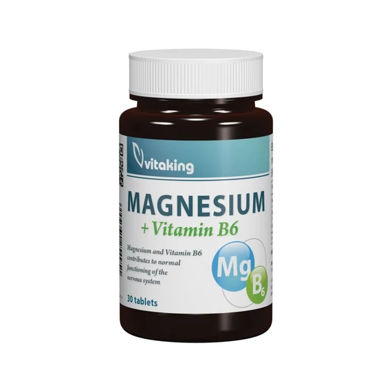 Vitaking Magnézium + B6 vitamin táplálék kiegészítő