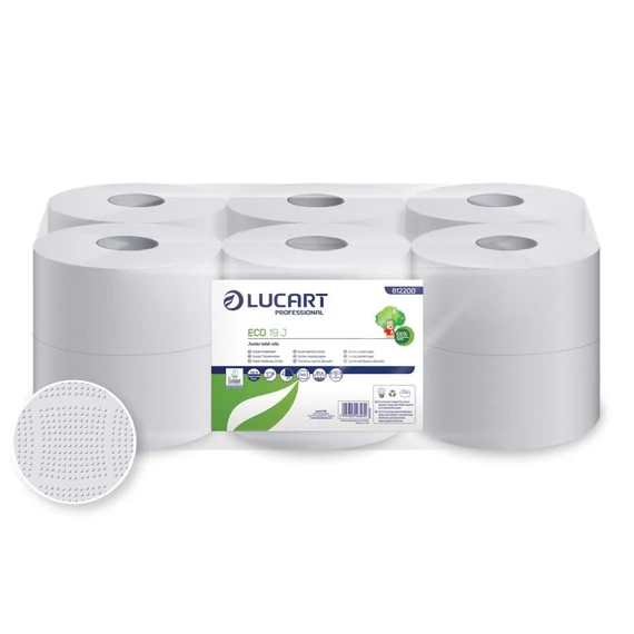 Lucart Jumbo Toalettpapír Eco 19 J