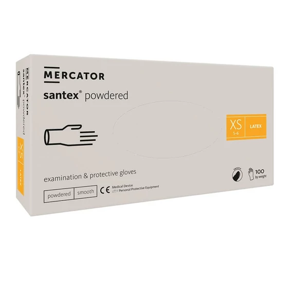  Mercator Santex púderes latex kesztyű