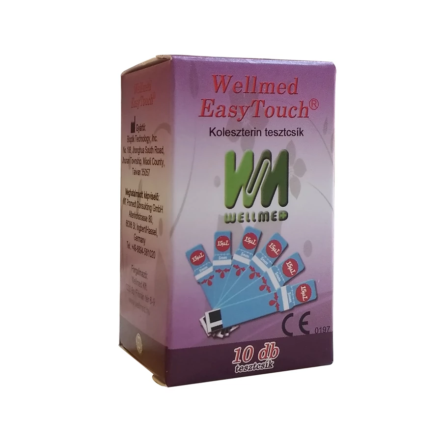 Wellmed Easy Touch Cholesterol tesztcsík (10db)